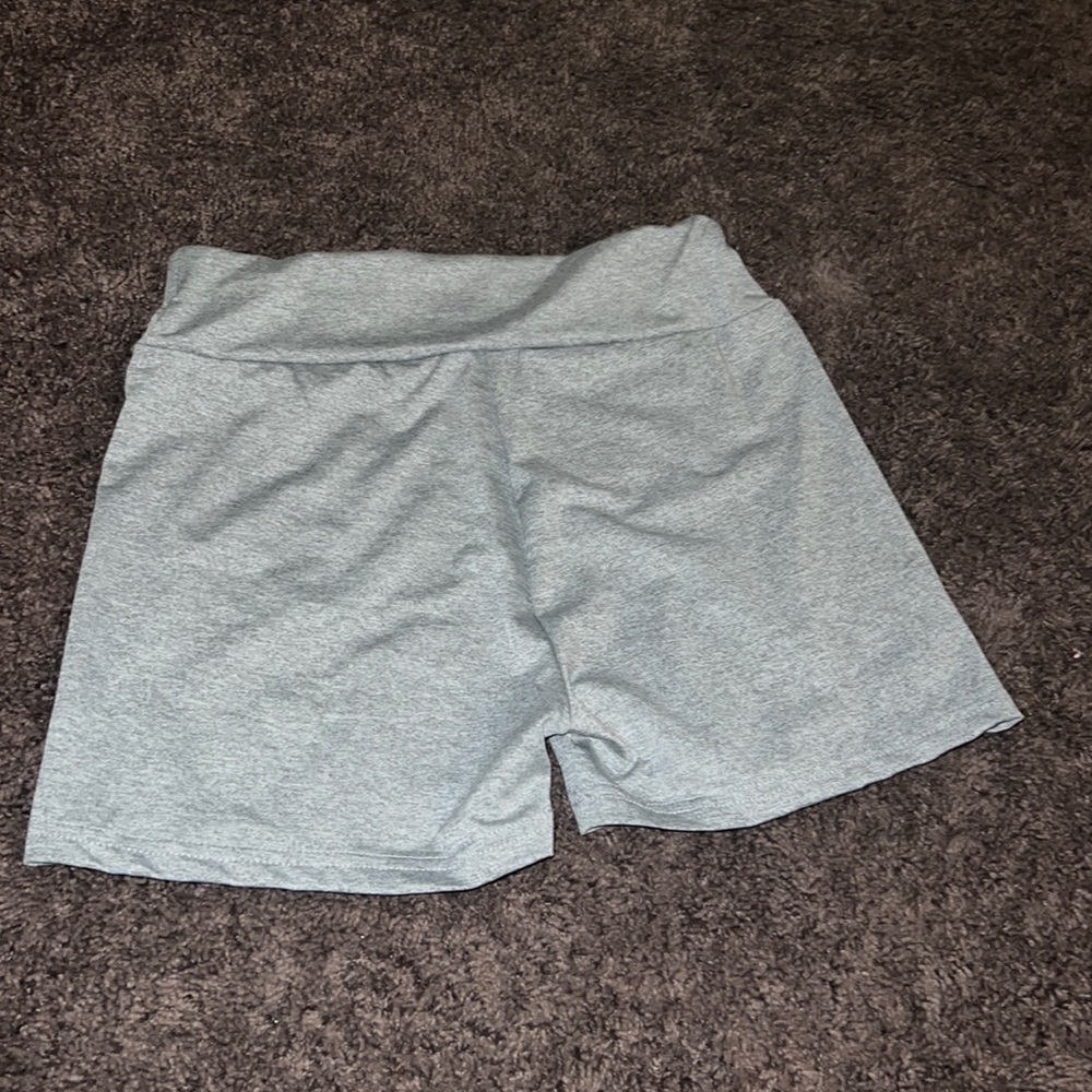 Grey biker shorts